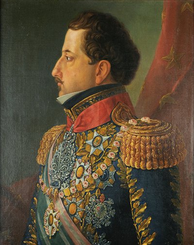 Portrait of Pedro I of Brazil by Manuel Araújo de Porto Alegre